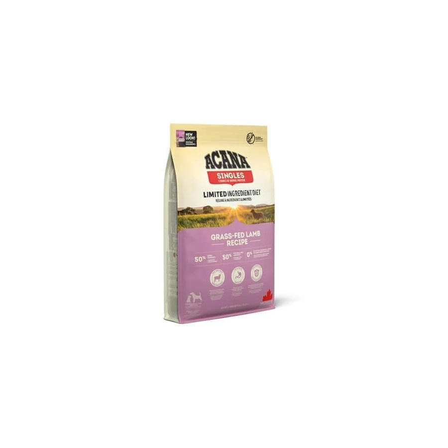 Acana Grass-fed Lamb Singles Formula - Complete Dog Food, 11.4 kg