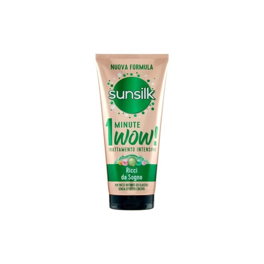 Sunsilk 1 Minute Wow! Tratamiento intensivo para unos rizos definidos y con volumen, 180 ml