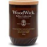 Woodwick Tomato leaf &amp; basil – lumânare parfumată mare, 368 g