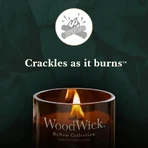 Woodwick Tomato leaf &amp; basil – lumânare parfumată mare, 368 g