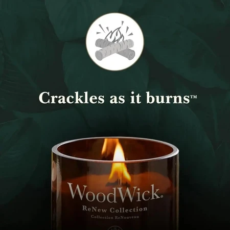 Woodwick Tomato leaf &amp; basil – lumânare parfumată mare, 368 g