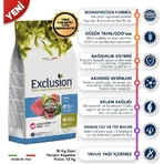 Exclusion Mediterraneo Single-Protein Formula for Large Breed Adults with Tuna - Complete Food for Adult Large-Breed Dogs, 12 kg