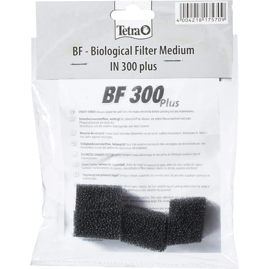 Tetra Spugna filtrante bf 300 - 4 spugne filtranti per acquario