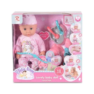 Rong Long Tutu Love – Interaktive Puppe mit Geräuschen und einer Flasche