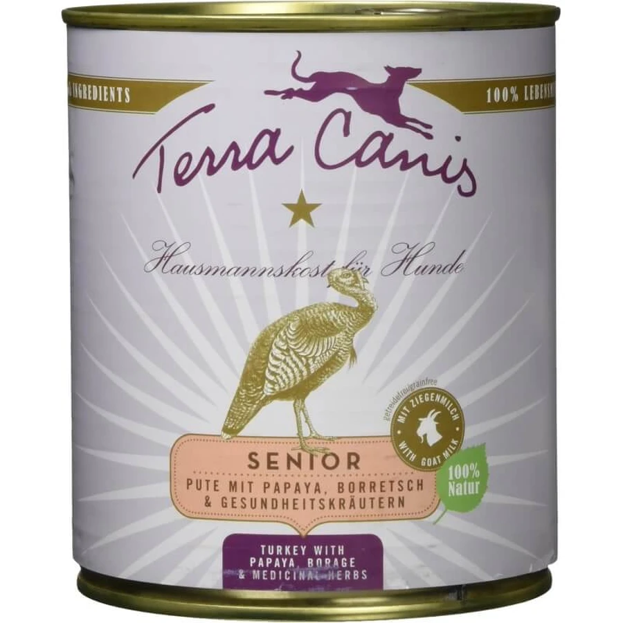 Terra Canis Senior Turkey - Wet Food for Senior Dogs, 800 g