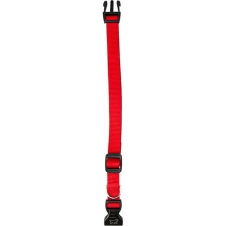 Ferplast Club c – zgardă pentru câini din nailon, reglabilă, roșie, circumferință 36-56 cm, lățime 20 mm