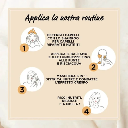 Fructis Hair Food cu unt de cacao – șampon regenerant pentru părul cret, 350 ml