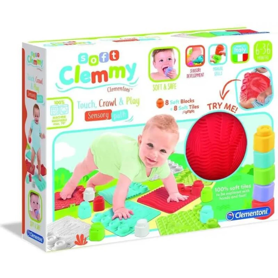 Clementoni Soft Clemmy - Zintuiglijke speelset voor kinderen (nieuw model)