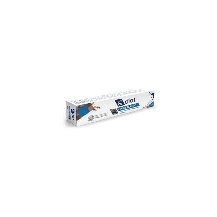 Q vet Q.diet enteroflorene palatable paste 30 g—complementary dietary food for cats