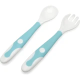 Kiokids Travel Cutlery Set for Children 4+m - Light Blue