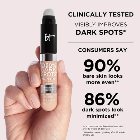 It Cosmetics Bye Bye Dark Spots - Corrector + Sérum n.º 31, tono medio neutro