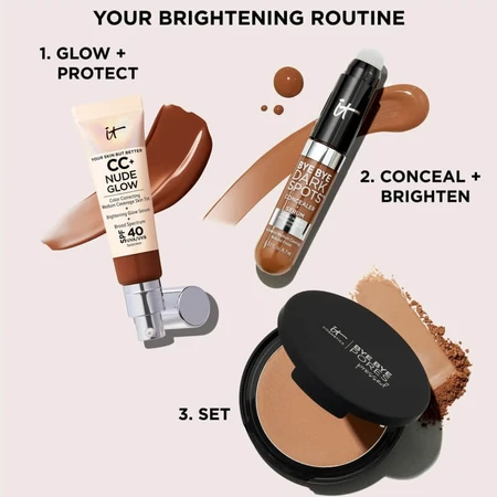 It Cosmetics Bye Bye Dark Spots - Corrector + Sérum n.º 31, tono medio neutro