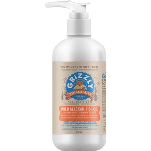 Schesir Wild Alaskan Fish Oil Omega-3 Plus – Fischöl-Ergänzungsfuttermittel für Hunde und Katzen, 250 ml