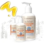 Schesir Wild Alaskan Fish Oil Omega-3 Plus - Complément alimentaire à base d'huile de poisson pour chiens et chats, 250 ml