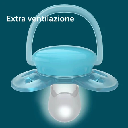 Avent Ultra Air 0–6 Monate+ – 2 Silikon-Schnuller – Papagei/Ananas