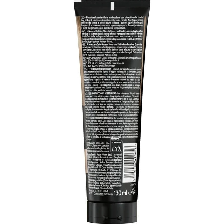 Syoss Color Glaze Palette – Beige-Blond-Tönungsglanz, 130 ml
