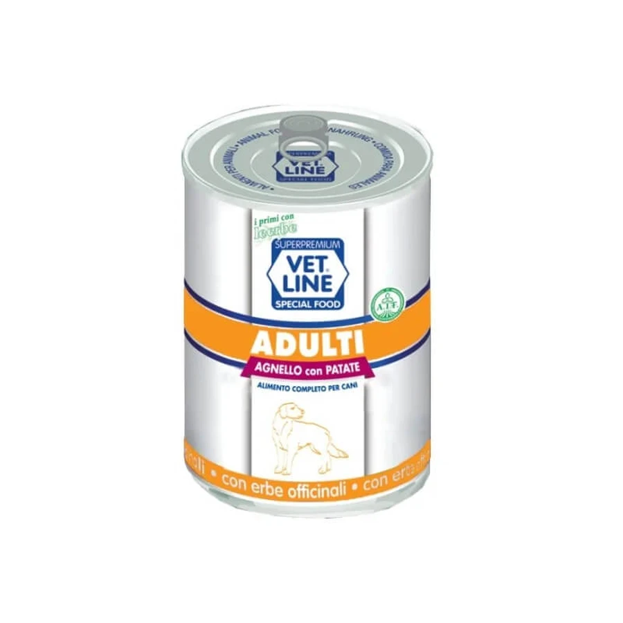 Vet Line Adult Lamb & Potatoes - Complete Food for Adult Dogs, 400 g