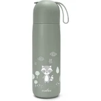 Nuvita Thermos – Isolierte Wasserflasche mit verstellbarem Silikongriff, salbeigrün, 400 ml