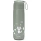 Nuvita Thermos – sticlă termică cu mâner reglabil din silicon, verde salvie, 400 ml
