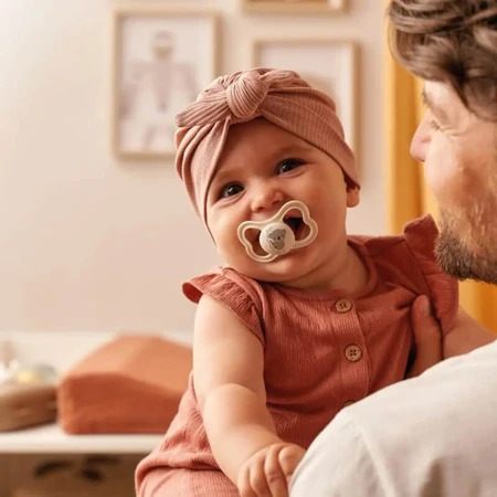 Mam Air Night - 2 Silicone Pacifiers, 6m+, Pink