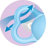 Mam Air Night - 2 Silicone Pacifiers, 6m+, Pink