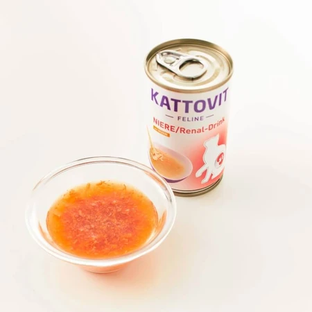 Kattovit Renal Drink Chicken - Drink for Cats with Impaired Kidney Function, 135 ml