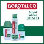 Borotalco Fresh Talc Scent - 48-Hour Deodorant Spray, 150 ml