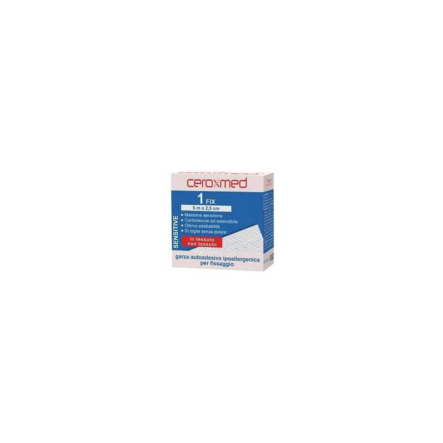 Ceroxmed Sensitive Fix Mullverband, 500 x 5 cm