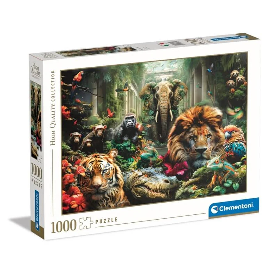 Colección de rompecabezas Clementoni: Mystic Jungle - Rompecabezas para adultos, 1.000 piezas, 70 x 50 cm