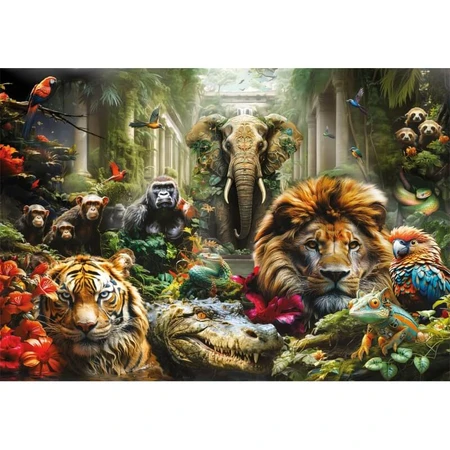 Colección de rompecabezas Clementoni: Mystic Jungle - Rompecabezas para adultos, 1.000 piezas, 70 x 50 cm