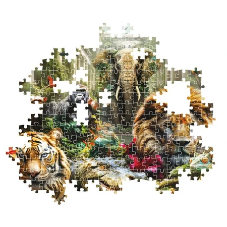 Colección de rompecabezas Clementoni: Mystic Jungle - Rompecabezas para adultos, 1.000 piezas, 70 x 50 cm