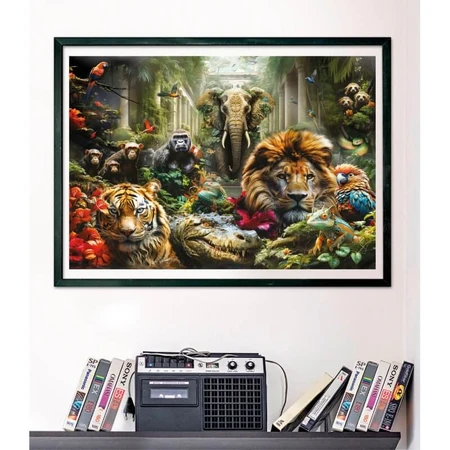 Colección de rompecabezas Clementoni: Mystic Jungle - Rompecabezas para adultos, 1.000 piezas, 70 x 50 cm