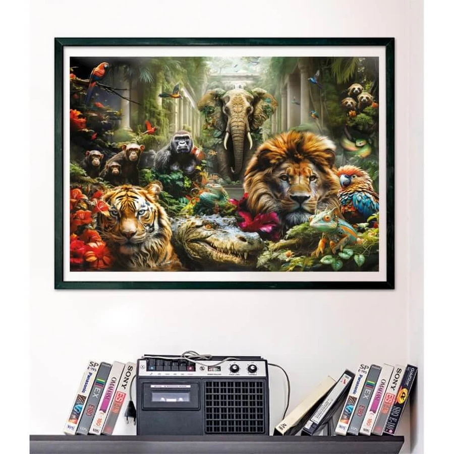 Colección de rompecabezas Clementoni: Mystic Jungle - Rompecabezas para adultos, 1.000 piezas, 70 x 50 cm