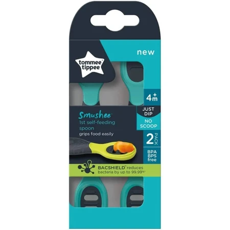 Tommee Tippee Smushee - 2 lepeltjes voor de overgang naar vaste voeding