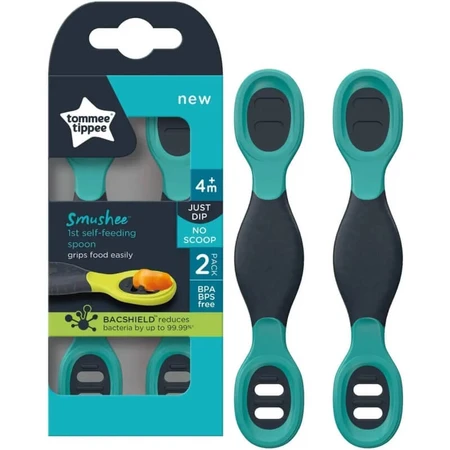 Tommee Tippee Smushee - 2 lepeltjes voor de overgang naar vaste voeding