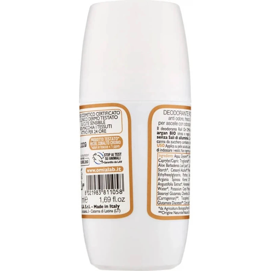 Omia Laboratoires Desodorante en roll-on con aceite de argán - 50 ml