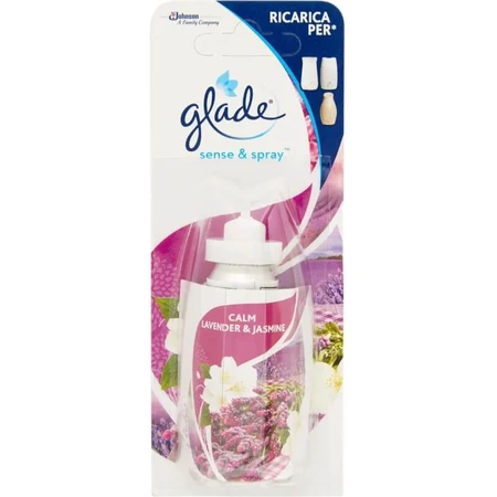 Glade Nachfüllpackung für den automatischen Lufterfrischer „Sense &amp; Spray“, 1 Stück, verschiedene Düfte