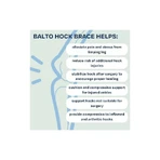 Balto Hock - tutore garretto con stecche rigide e regolabili taglia xxs (2-5 kg)