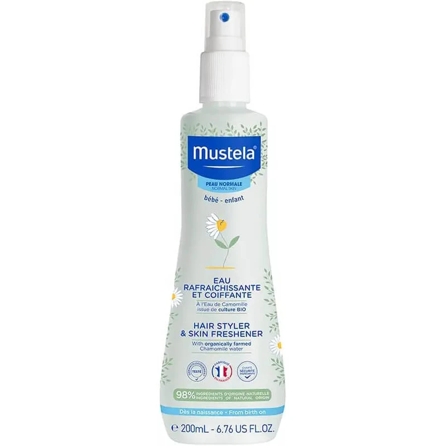 Mustela Spray rafraîchissant pour le corps et les cheveux 200 ml