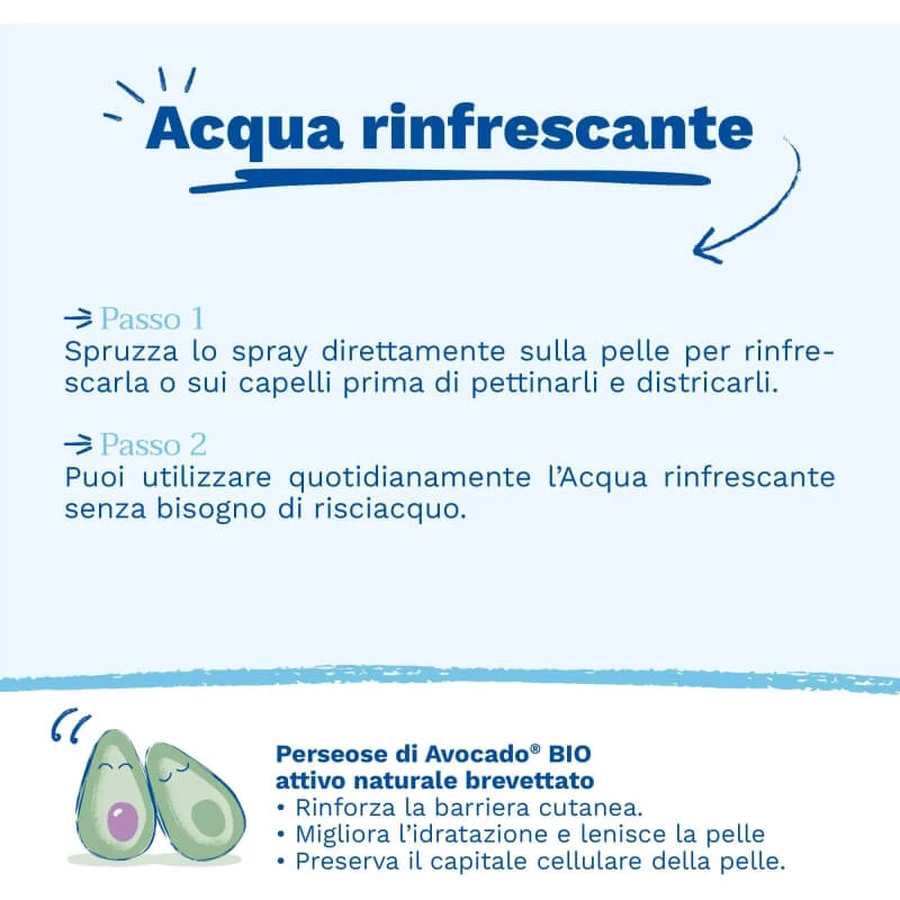 Mustela Spray rafraîchissant pour le corps et les cheveux 200 ml