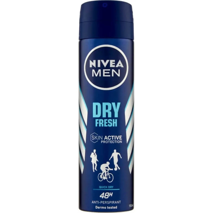 Nivea Men Dry Fresh - Desodorante en spray, 150 ml