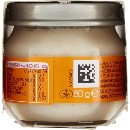 Plasmon Homogenized Hake and Potato Puree, 80 g x 2 pieces
