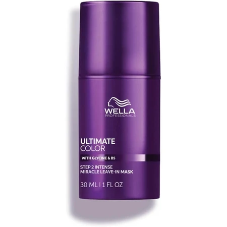 Wella Ultimate Color Step 2 Intense Miracle Leave-In Mask - Revitaliserende en beschermende verzorging voor gekleurd haar, 30 ml