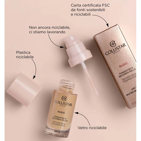 Collistar Nudo SPF 15 - Second-Skin Foundation - Nr. 3N Natural