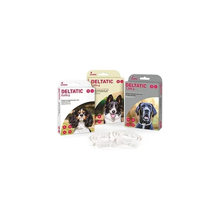 Livisto Deltatic - 2 Leishmaniasis-Prevention Flea and Tick Collars for Dogs Weighing 0–5 kg