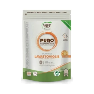 Detergente para lavavajillas Natura Amica Puro - Detergente concentrado y ecológico, 250 g
