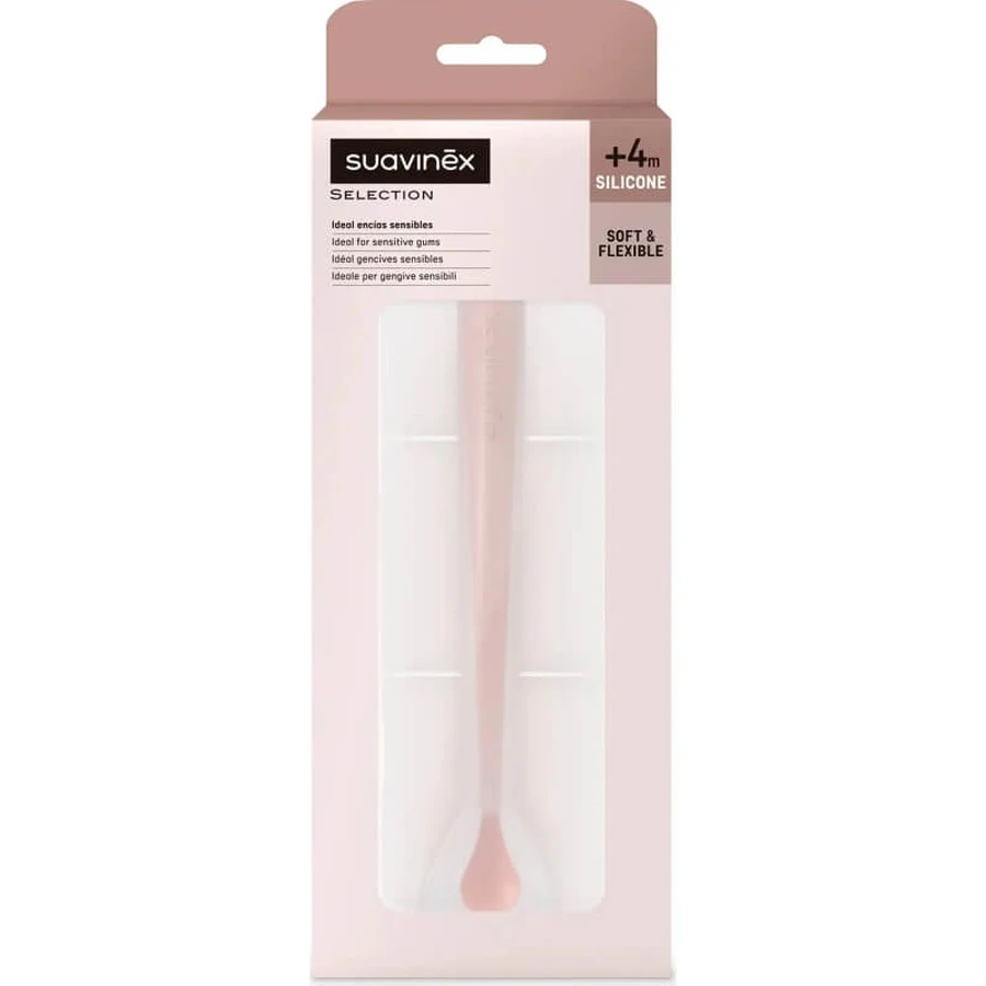 Suavinex Selection Color Essence 4m+ - Cuchara de silicona - Nude