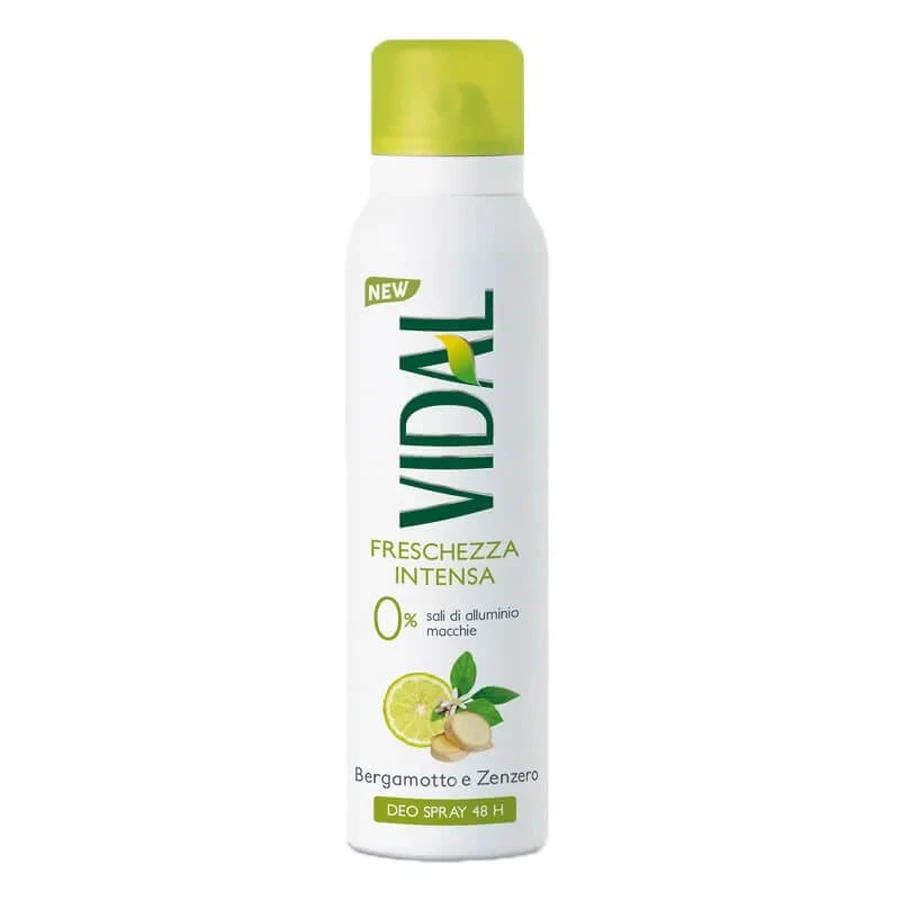 Vidal Bergamota y Jengibre - Desodorante en spray 150 ml