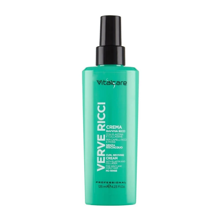 Vitalcare Verve Curls - Crema revitalizante para rizos que aporta definición, elasticidad y control del encrespamiento, 125 ml