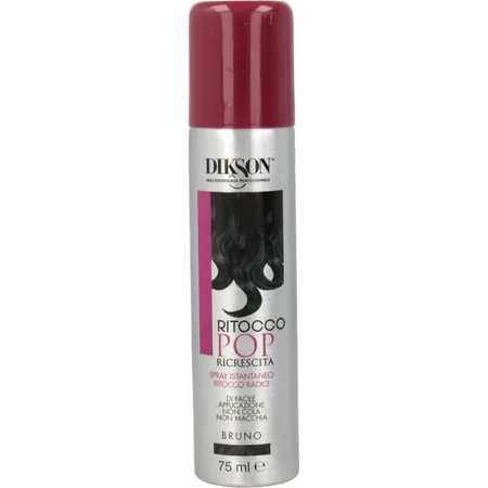 Dikson Pop Root Touch-Up - Spray voor het direct bijwerken van bruine haarwortels, 75 ml